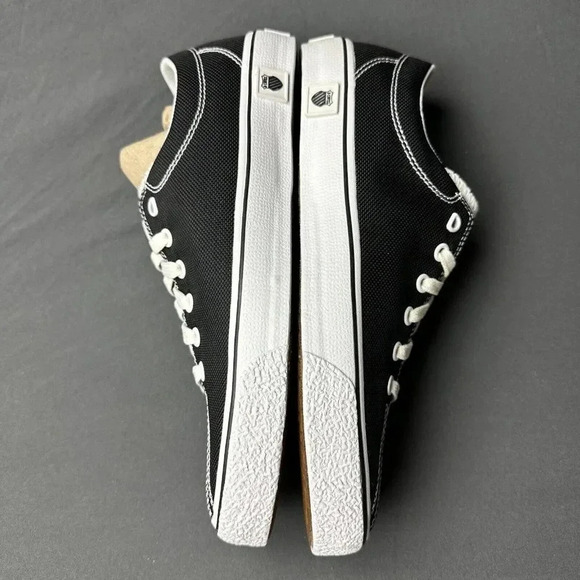 K-SWISS 92925095 CLEAN LAGUNA LOW  (M) Black/White Textile Lifestyle Shoes - Picture 12 of 16